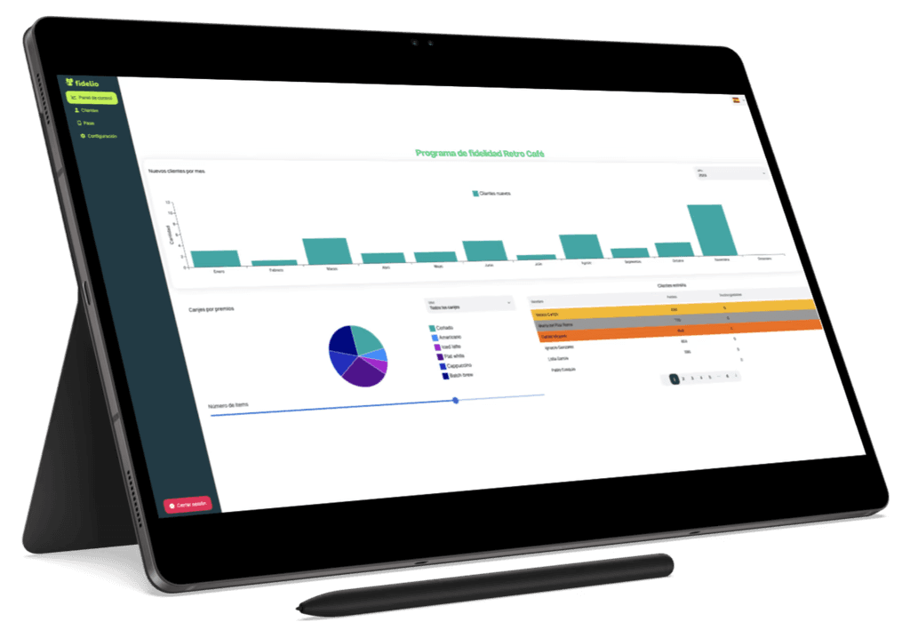 Dashboard interface
